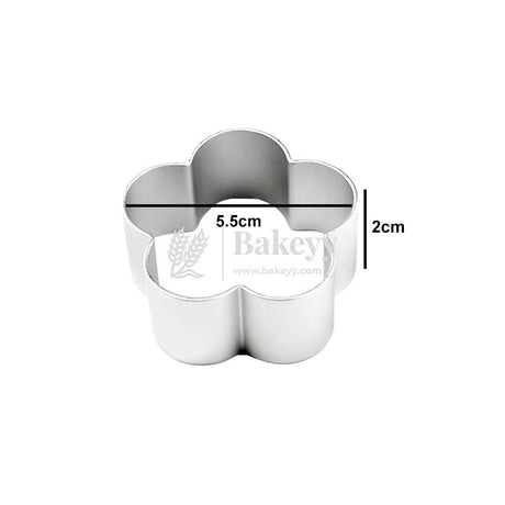 Cookie - Biscuit Cutter - Plum Flower Shape - Biscuit Mould - Aluminium - 1 Piece - Bakeyy.com - India - Cookie - Biscuit Cutter - Plum Flower Shape - Biscuit Mould - Aluminium - 1 Piece - Default Title