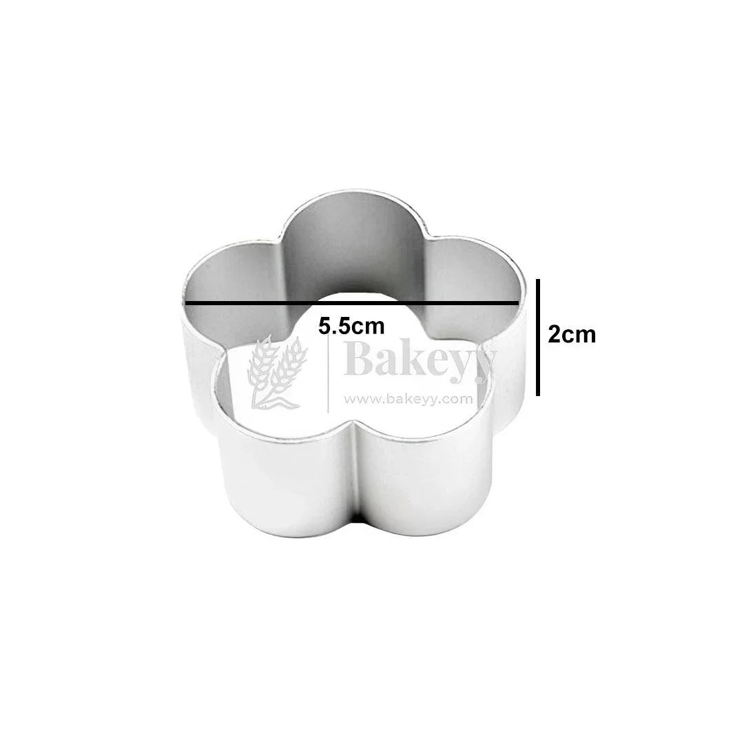 Cookie - Biscuit Cutter - Plum Flower Shape - Biscuit Mould - Aluminium - 1 Piece - Bakeyy.com - India - Cookie - Biscuit Cutter - Plum Flower Shape - Biscuit Mould - Aluminium - 1 Piece - Default Title