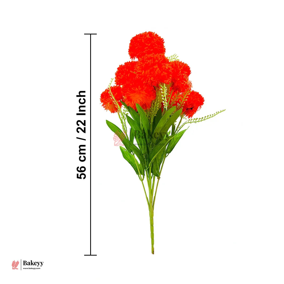 56 Cm - Artificial Dahlia Flowers With Stem | 1 Bunch