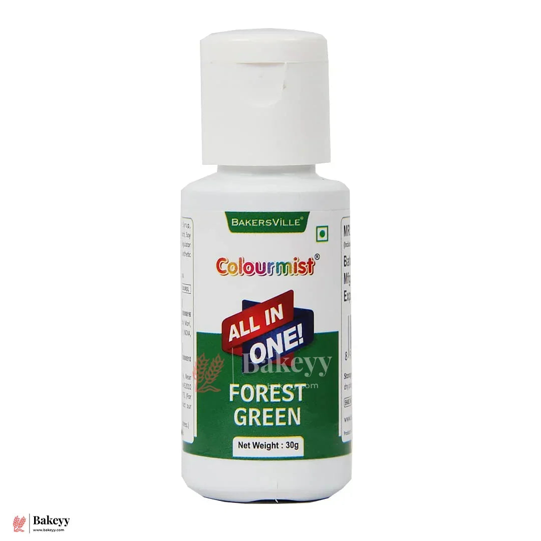 Colourmist Forest Green | All-in-One Edible Food Colour - 30ml - Bakeyy.com - India - Colourmist Forest Green | All-in-One Edible Food Colour - 30ml - Default Title
