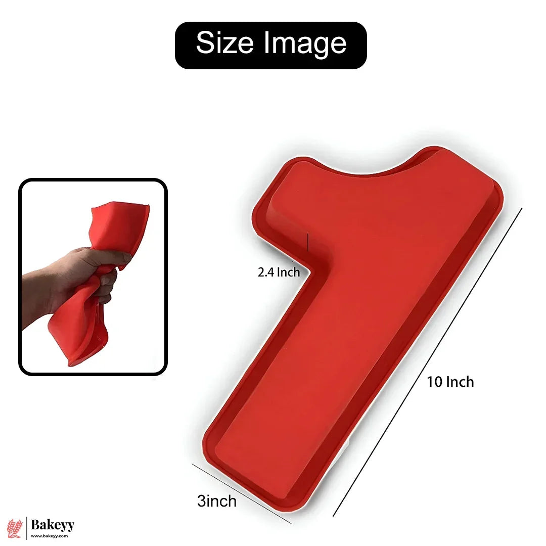 Premium Number 1 Silicone Cake Mold – Non-Stick, Food-Grade, for Birthday & Anniversary Cakes (Pack Of 1) - Bakeyy.com - India - Premium Number 1 Silicone Cake Mold – Non-Stick, Food-Grade, for Birthday & Anniversary Cakes (Pack Of 1) - Default Title