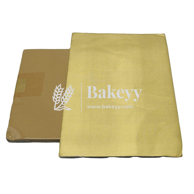 Gold Chocolate Wrapping Paper - Aluminium Embossed Foil | 7x10" Size | Pack of 350 - Bakeyy.com - India - Gold Chocolate Wrapping Paper - Aluminium Embossed Foil | 7x10" Size | Pack of 350 - Default Title
