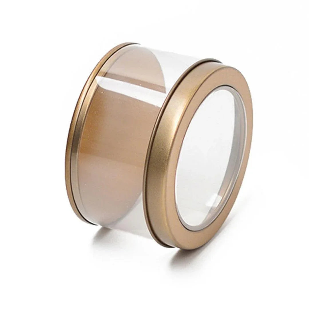 gold-round-empty-decorative-acrylic-box-or-gift-box-or-chocolate-box-or-sweet-box-or-jewellery-box-or-pvc-tin-box-or-small-bakeyy-com-2 - Bakeyy.com