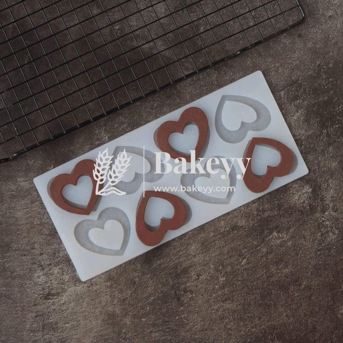 Heart Pattern Garnishing Mould | Silicone Garnish Sheet - Bakeyy.com - India - Heart Pattern Garnishing Mould | Silicone Garnish Sheet - Default Title