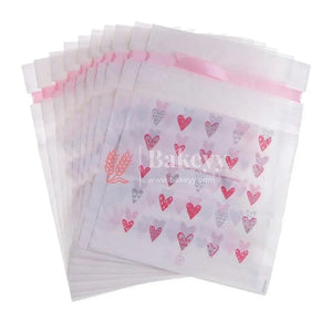 hearts-plastic-stand-up-treat-favor-bags-gift-wrapper-bags-for-candy-cookie-chocolate-or-pack-of-25-bakeyy-com-1 - Bakeyy.com