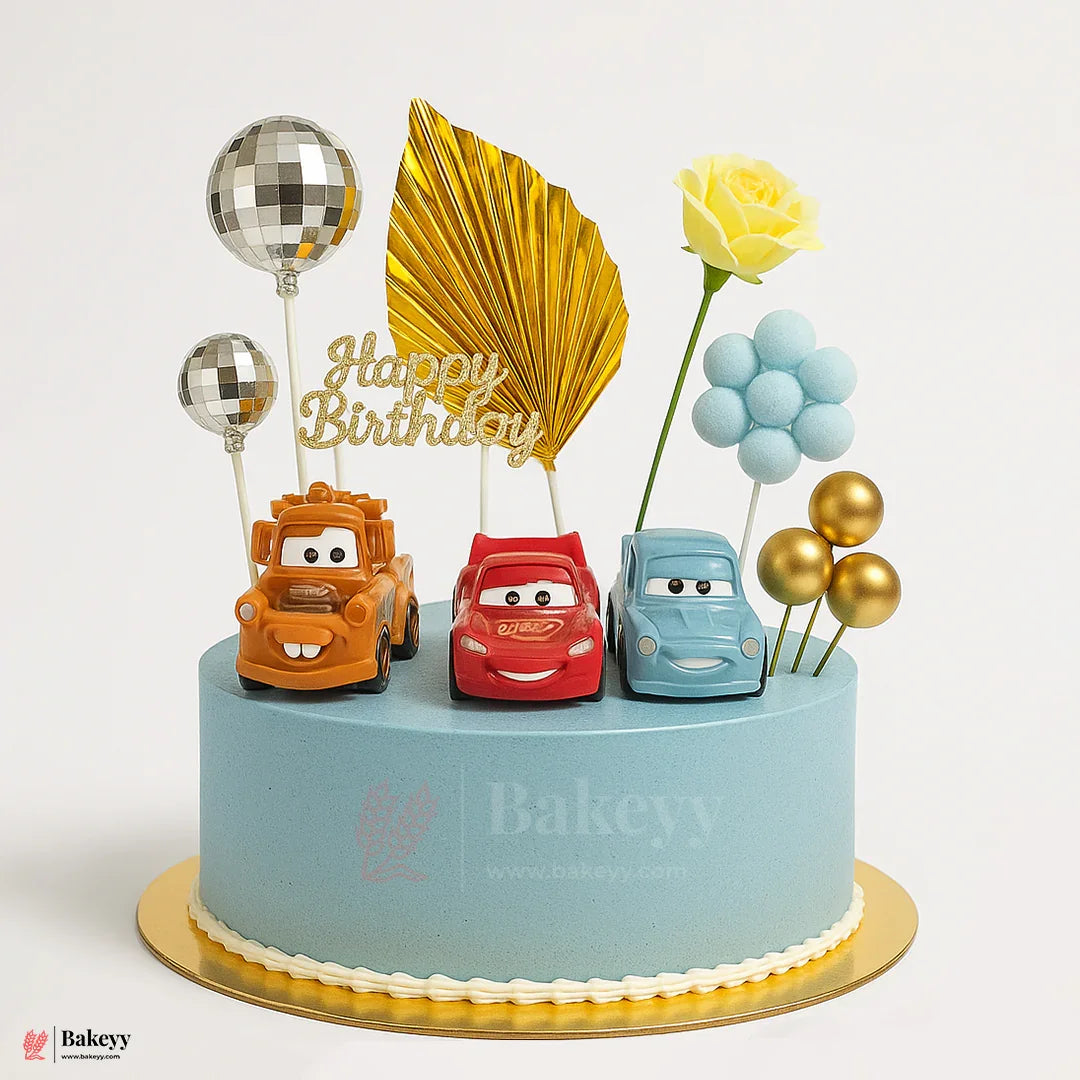 Surprise Car Theme Cake Decoration Pack – Random Car Toppers