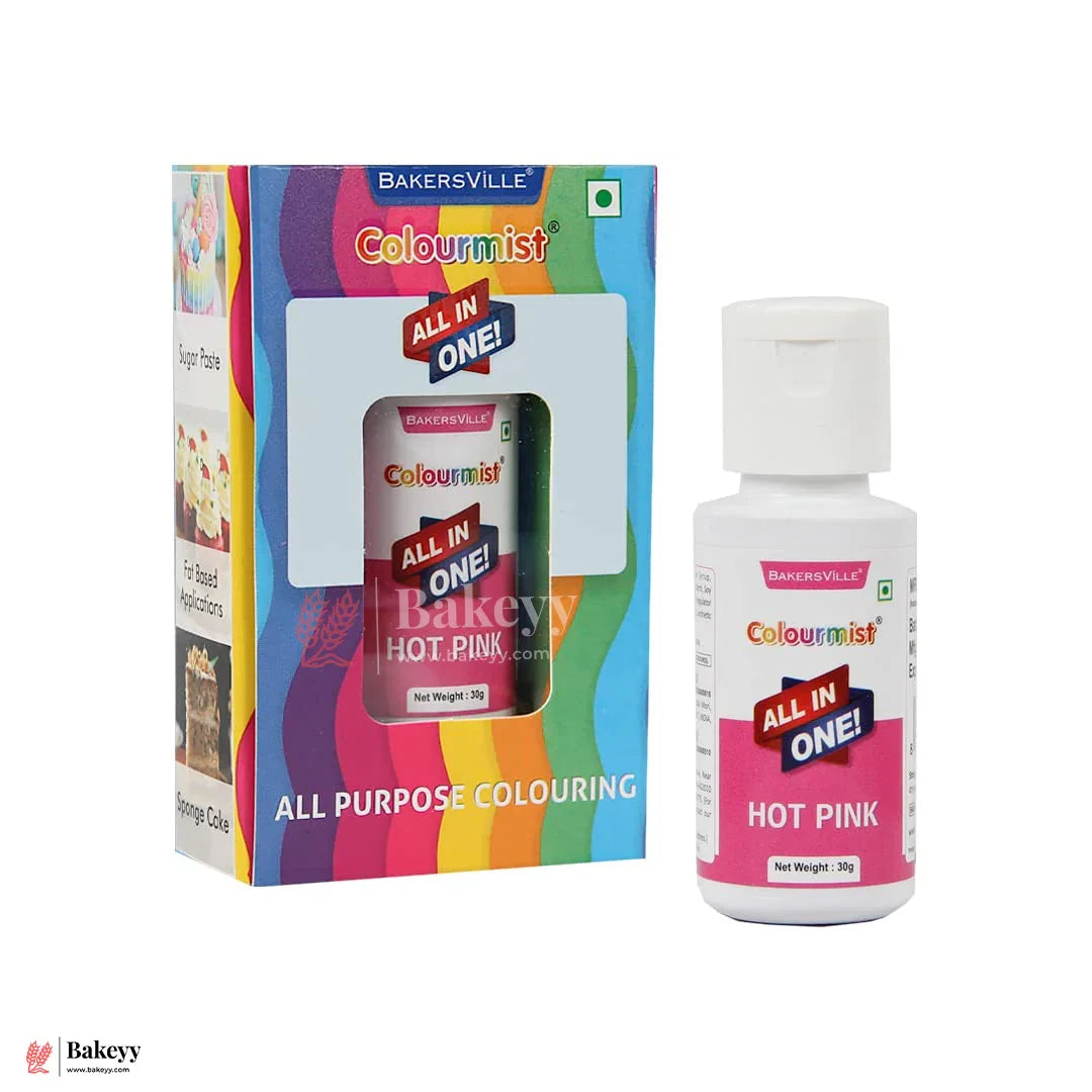 Colourmist Hot Pink | All-in-One Edible Food Colour - 30ml