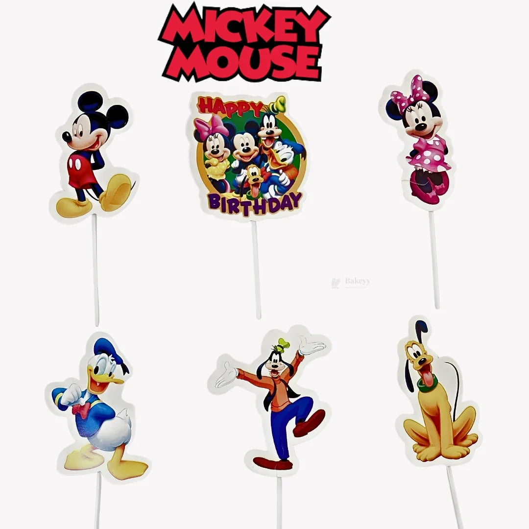 Kids Movies & Shows Cake Toppers | Birthday Party Decor | Birthday Cake Decor | Pack of 6