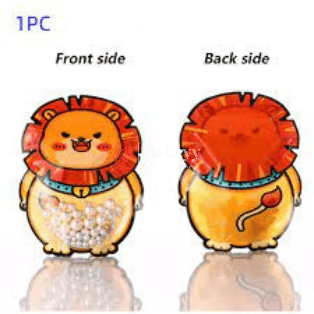 Assorted Animal Shape Zip Lock Bags | Animal Shape Bags For Kids | Pack of 50 - Bakeyy.com - India - Assorted Animal Shape Zip Lock Bags | Animal Shape Bags For Kids | Pack of 50 - Design -5 Lion