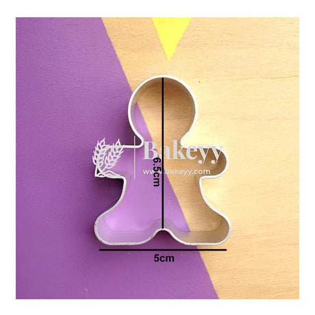 Cookie - Biscuit Cutter - Human Shape - Biscuit Mould - Aluminium - 1 Piece - Bakeyy.com - India - Cookie - Biscuit Cutter - Human Shape - Biscuit Mould - Aluminium - 1 Piece - Default Title