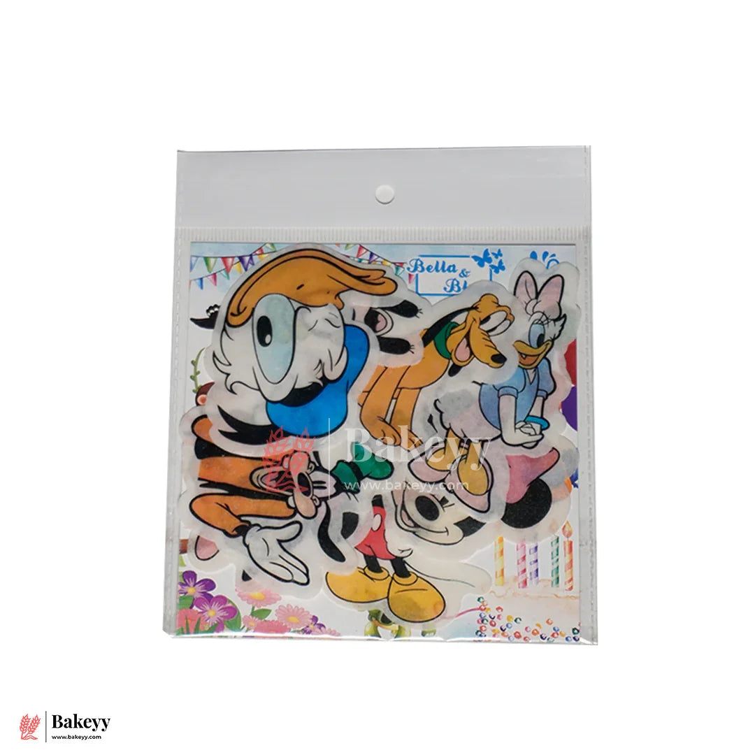 Pre-Cut | Edible Wafer | Mickey Mouse And Friends| Pack Of 10