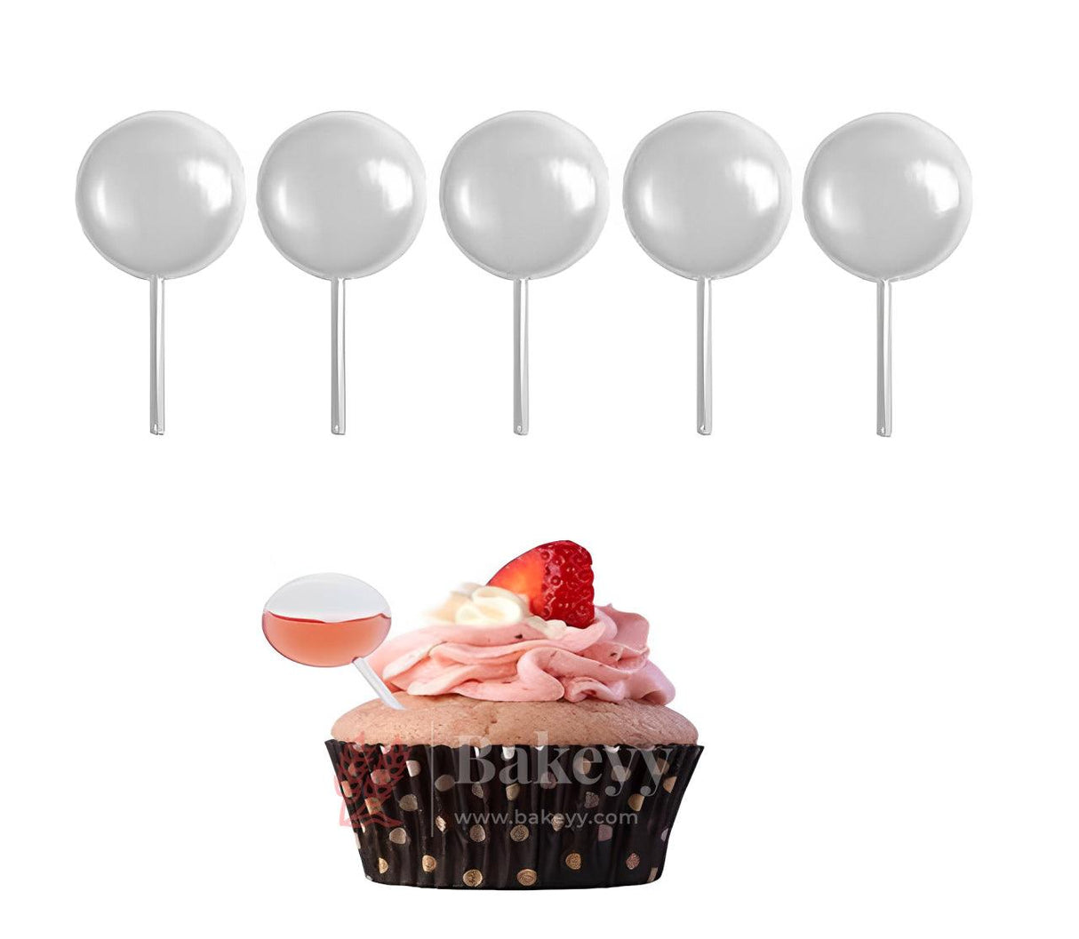 Round Shape Disposable Pipettes Liquid Dropper Pipette Liquid Injector for Cupcakes, Chocolate, Strawberries, Ice Cream| Pack of 50 - Bakeyy.com - India - Round Shape Disposable Pipettes Liquid Dropper Pipette Liquid Injector for Cupcakes, Chocolate, Strawberries, Ice Cream| Pack of 50 - Default Title