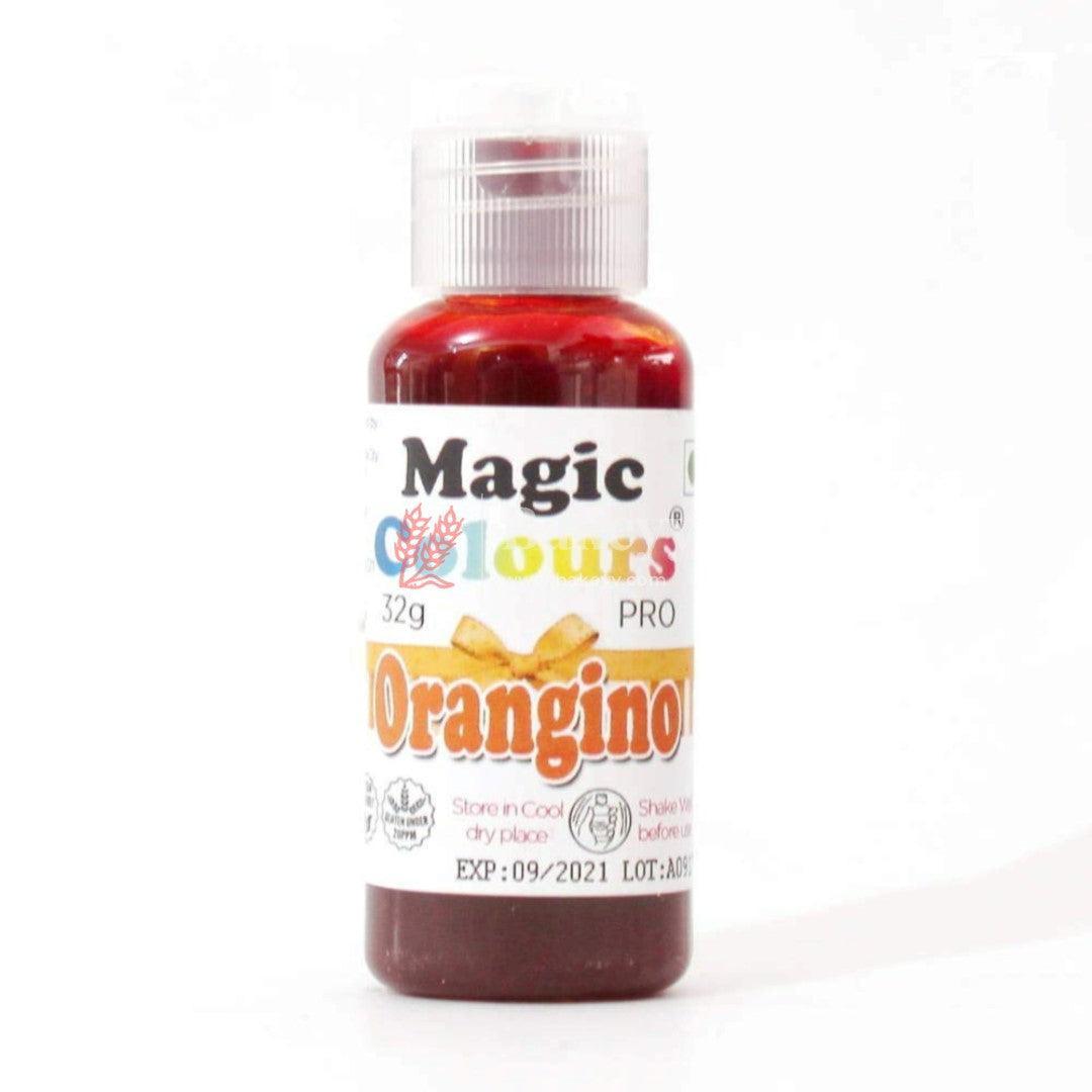 Orangino | Magic Colours | Icing Gel Colour | 25g - Bakeyy.com - India - Orangino | Magic Colours | Icing Gel Colour | 25g - Default Title