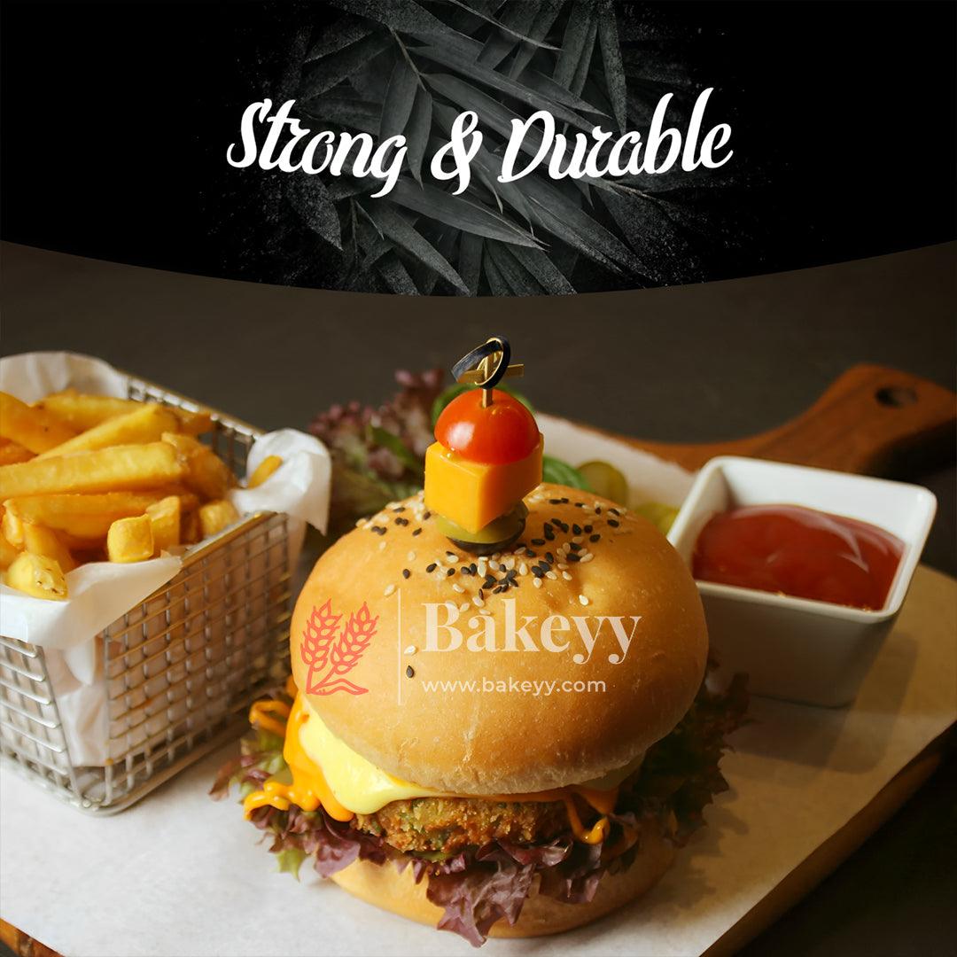 4 Inch/10cm Bamboo Knot Picks |Black Colour | Cocktail Skewers Eco Friendly Completely Biodegradable | Adding Cocktail | Pack Of 100 - Bakeyy.com - India - 4 Inch/10cm Bamboo Knot Picks |Black Colour | Cocktail Skewers Eco Friendly Completely Biodegradable | Adding Cocktail | Pack Of 100 - Default Title