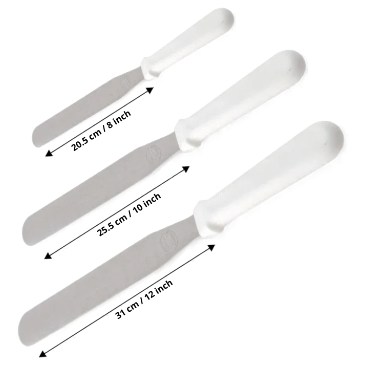 Industrial Quality Stainless Steel White Handle Heavy Flat Pallet Knife | 1 Piece