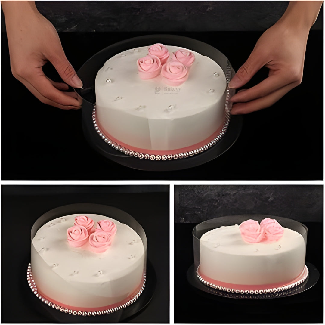 Transparent Pastry Collar | Acetate Cake Liner Roll | 2.4 Inch Wide | Pack of 1