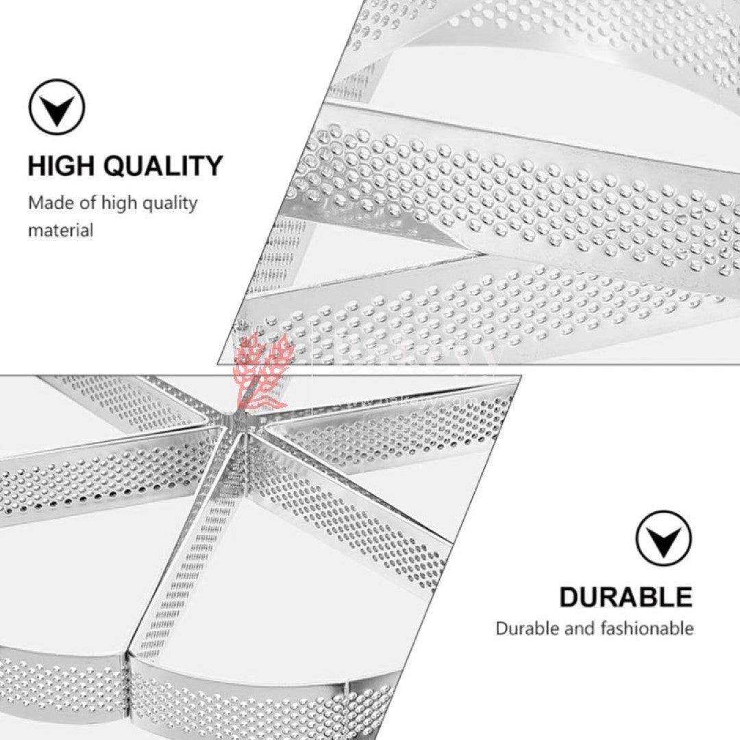 Perforated Round Tart Ring | Triangle | Set of 3 - Bakeyy.com - India - Perforated Round Tart Ring | Triangle | Set of 3 - Default Title