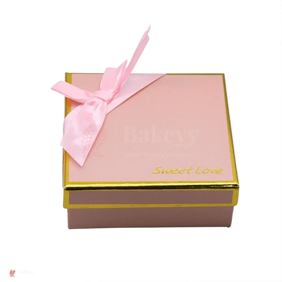9 Cavity Hard Chocolate Box | Pink Colour