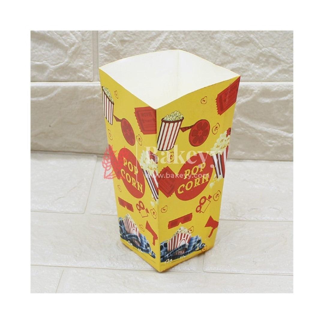 Popcorn Box | Hotel | Canteen| Yellow |Restaurants Box- Pack of 50 - Bakeyy.com - India - Popcorn Box | Hotel | Canteen| Yellow |Restaurants Box- Pack of 50 - Default Title
