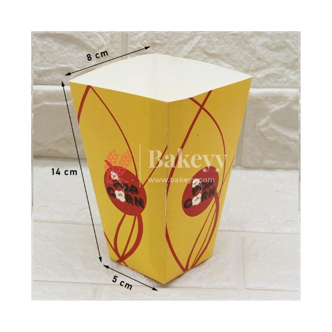 Popcorn Box | Hotel | Canteen| Yellow |Restaurants Box- Pack of 50 - Bakeyy.com - India - Popcorn Box | Hotel | Canteen| Yellow |Restaurants Box- Pack of 50 - Default Title