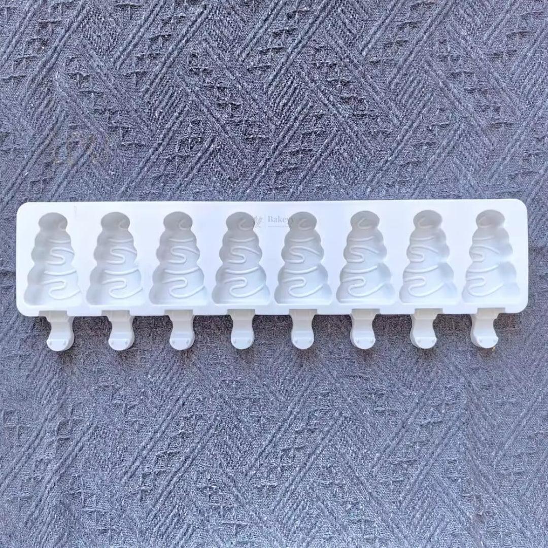 Tree Shape Popsicle Silicone Mould | Decorative Baking Mould | Baking & Craft Mould | Food-Grade Silicone | Pack of 1
