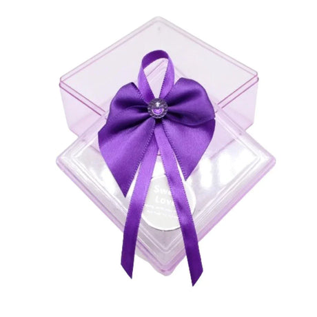 Purple Square Empty Decorative Acrylic Box | Gift Box | Chocolate Box | Sweet Box | Jewellery Box | Plastic Box | Pack of 12 - Bakeyy.com - India - Purple Square Empty Decorative Acrylic Box | Gift Box | Chocolate Box | Sweet Box | Jewellery Box | Plastic Box | Pack of 12 - Default Title