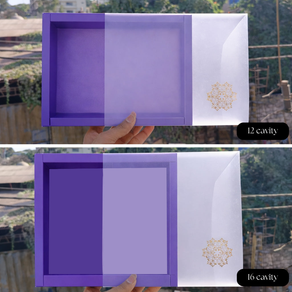 purpleSlidingChocolateBoxwithGoldCavityPremiumRigidGiftBoxforChocolates_1