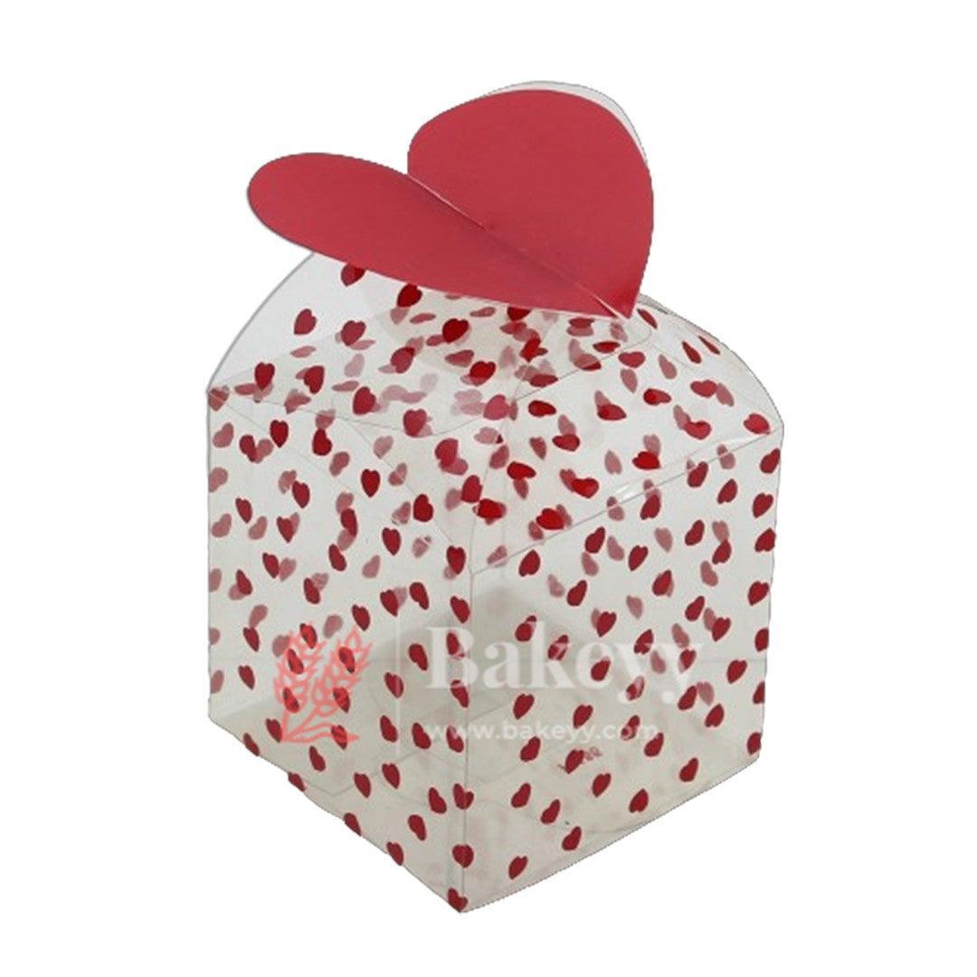 PVC Chocolate Box | Gift Box | Goodie Box | F-186 - Bakeyy.com - India - PVC Chocolate Box | Gift Box | Goodie Box | F-186 - Pack Of 10pc / 3923