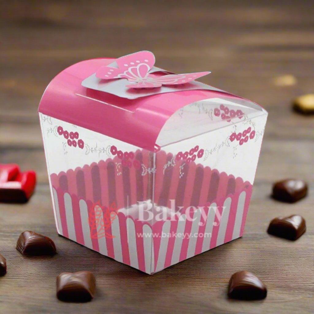 PVC Chocolate Box | Gift Box | Goodie Box | Kareena F-203 - Bakeyy.com - India - PVC Chocolate Box | Gift Box | Goodie Box | Kareena F-203 - Pack Of 10pc / 3923