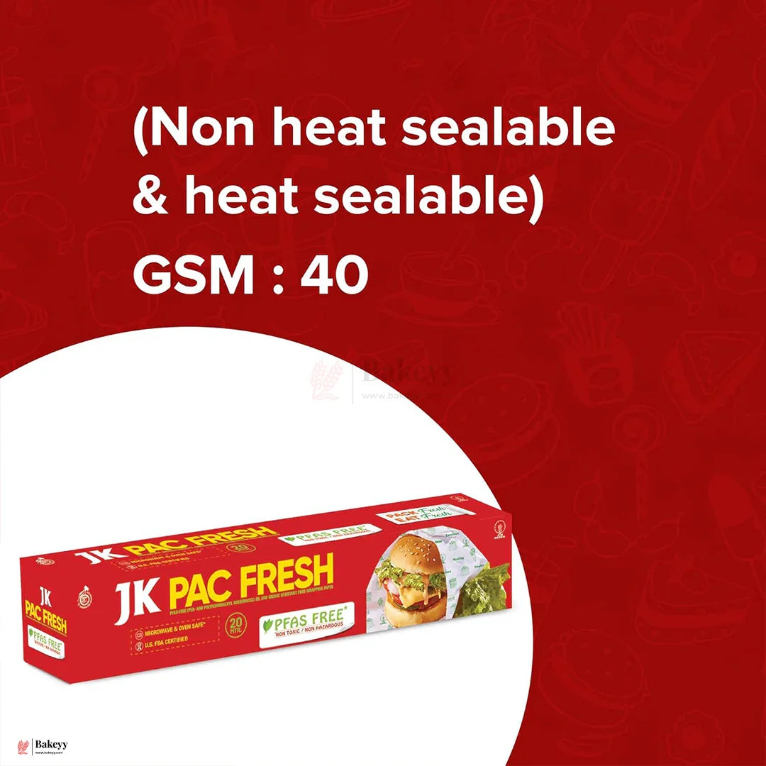 JK Pac Fresh Food Wrapping Paper Roll – 25 Meters (20+5m Free)