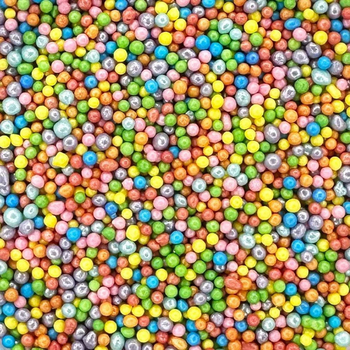 Small Colourful Metallic Rainbow Bead Sprinklers