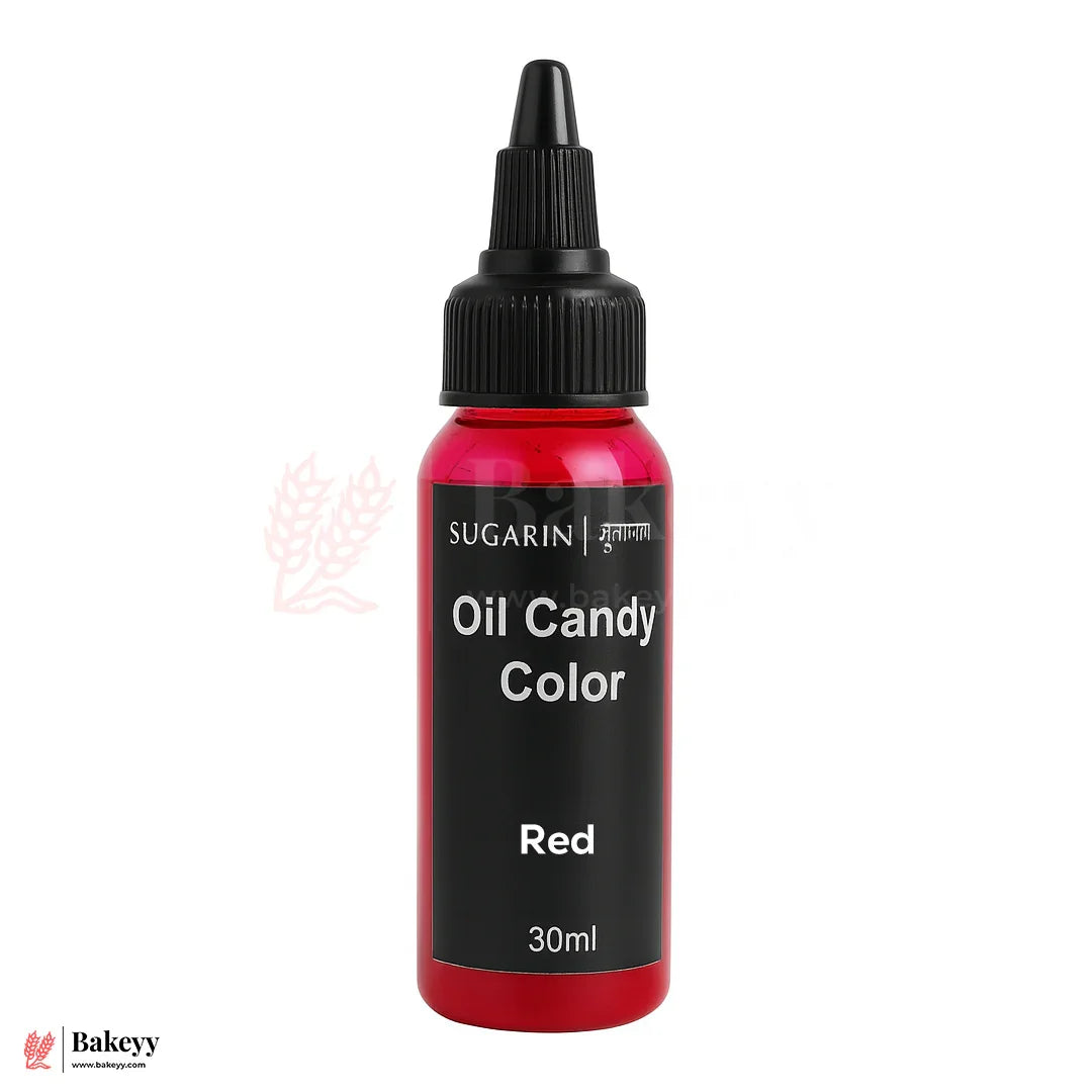 Sugarin Oil Candy Color –  Red |30ml Food Grade Concentrated Color