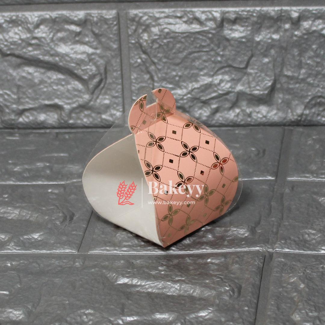 8x8x11 cm | PVC Goodie Box | Elegant Design for Gifting and Packaging | Pack of 10 | - Bakeyy.com - India - 8x8x11 cm | PVC Goodie Box | Elegant Design for Gifting and Packaging | Pack of 10 | - Pink
