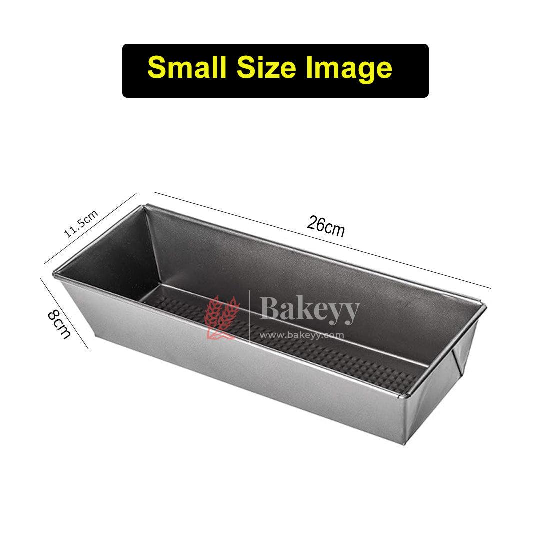 Non-Stick Baking Pan | Oblong Cake Pan | Steel Rectangular Baking Mold | Tray for Cake| Brownie | Bakeware | Easy to Clean | Optimal Heat Conduction - Bakeyy.com - India - Non-Stick Baking Pan | Oblong Cake Pan | Steel Rectangular Baking Mold | Tray for Cake| Brownie | Bakeware | Easy to Clean | Optimal Heat Conduction - Small