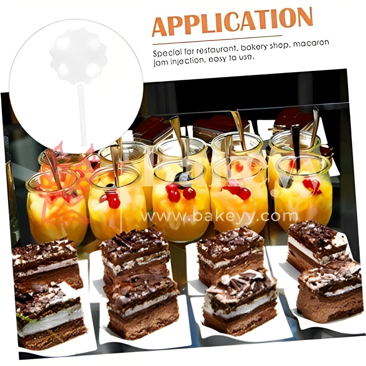 Flower Shape Disposable Pipettes Liquid Dropper Pipette Liquid Injector for Cupcakes, Chocolate, Strawberries, Ice Cream| Pack of 50 - Bakeyy.com - India - Flower Shape Disposable Pipettes Liquid Dropper Pipette Liquid Injector for Cupcakes, Chocolate, Strawberries, Ice Cream| Pack of 50 - Default Title