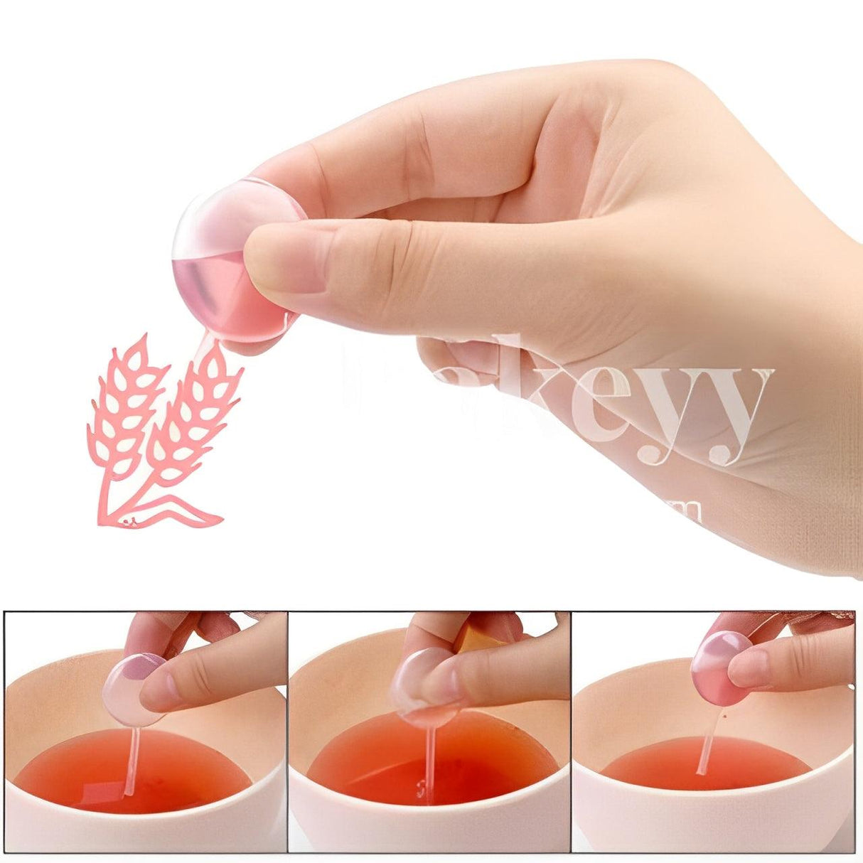 Round Shape Disposable Pipettes Liquid Dropper Pipette Liquid Injector for Cupcakes, Chocolate, Strawberries, Ice Cream| Pack of 50 - Bakeyy.com - India - Round Shape Disposable Pipettes Liquid Dropper Pipette Liquid Injector for Cupcakes, Chocolate, Strawberries, Ice Cream| Pack of 50 - Default Title