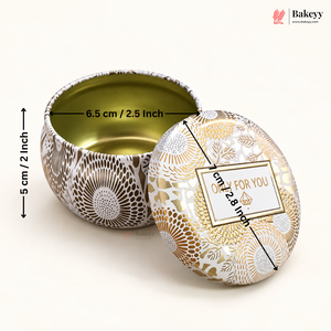 Matka Shaped Metal Tin Box with Lid | Multiple Designs | Pack of 12