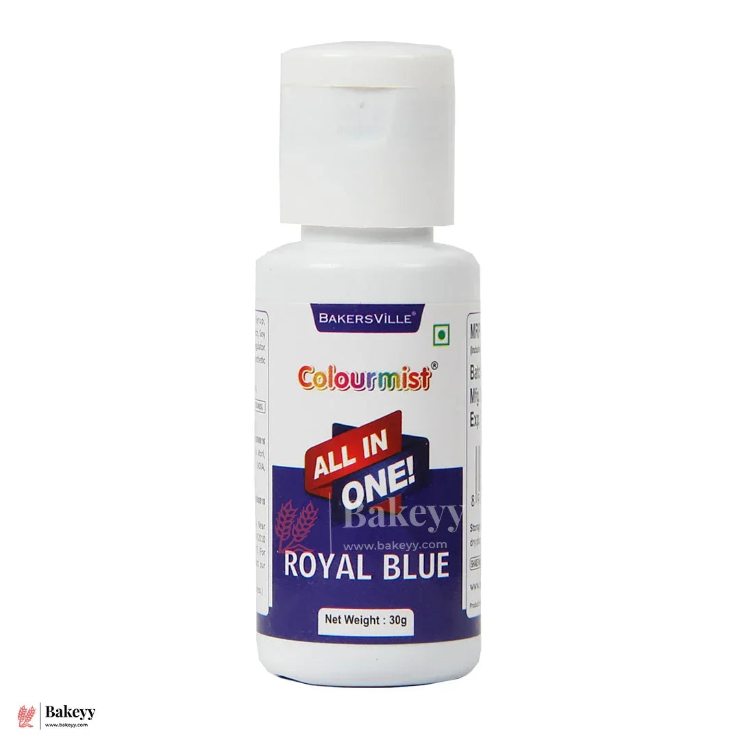 Colourmist Royal Blue | All-in-One Edible Food Colour - 30ml - Bakeyy.com - India - Colourmist Royal Blue | All-in-One Edible Food Colour - 30ml - Default Title