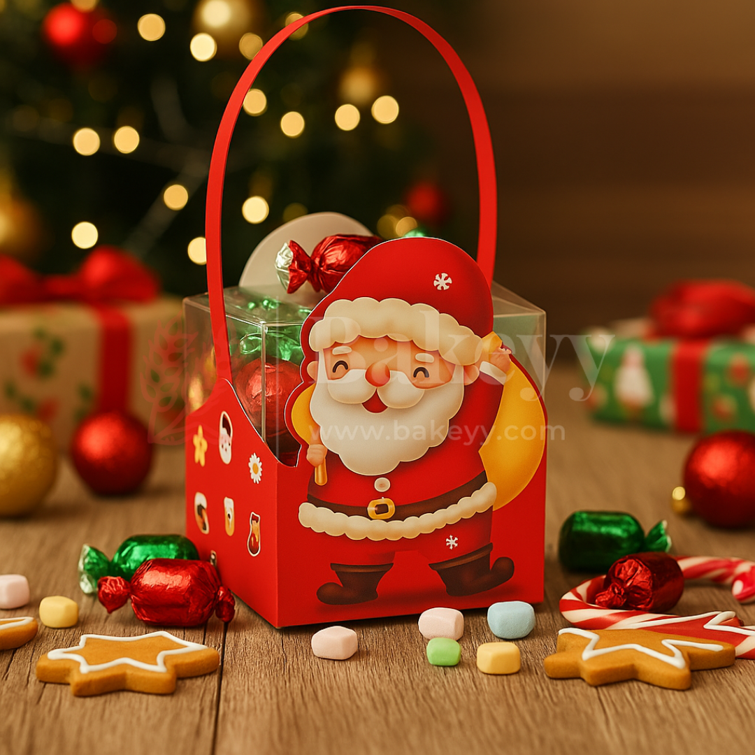 Christmas Gift Box Collection - Set of 12 | Includes Plastic Insert & Handle