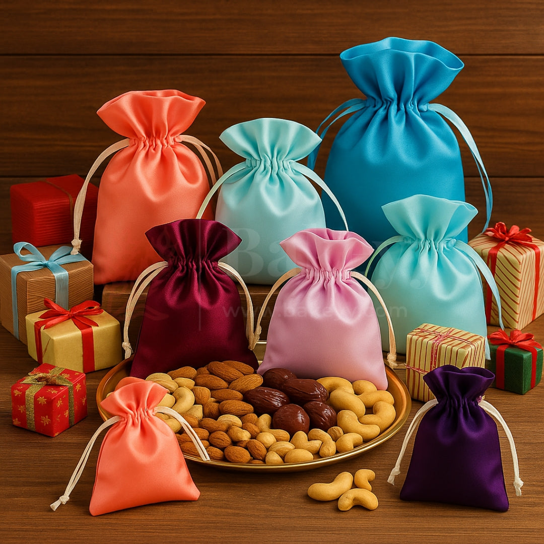 Satin Potli Bags| Pack of 25