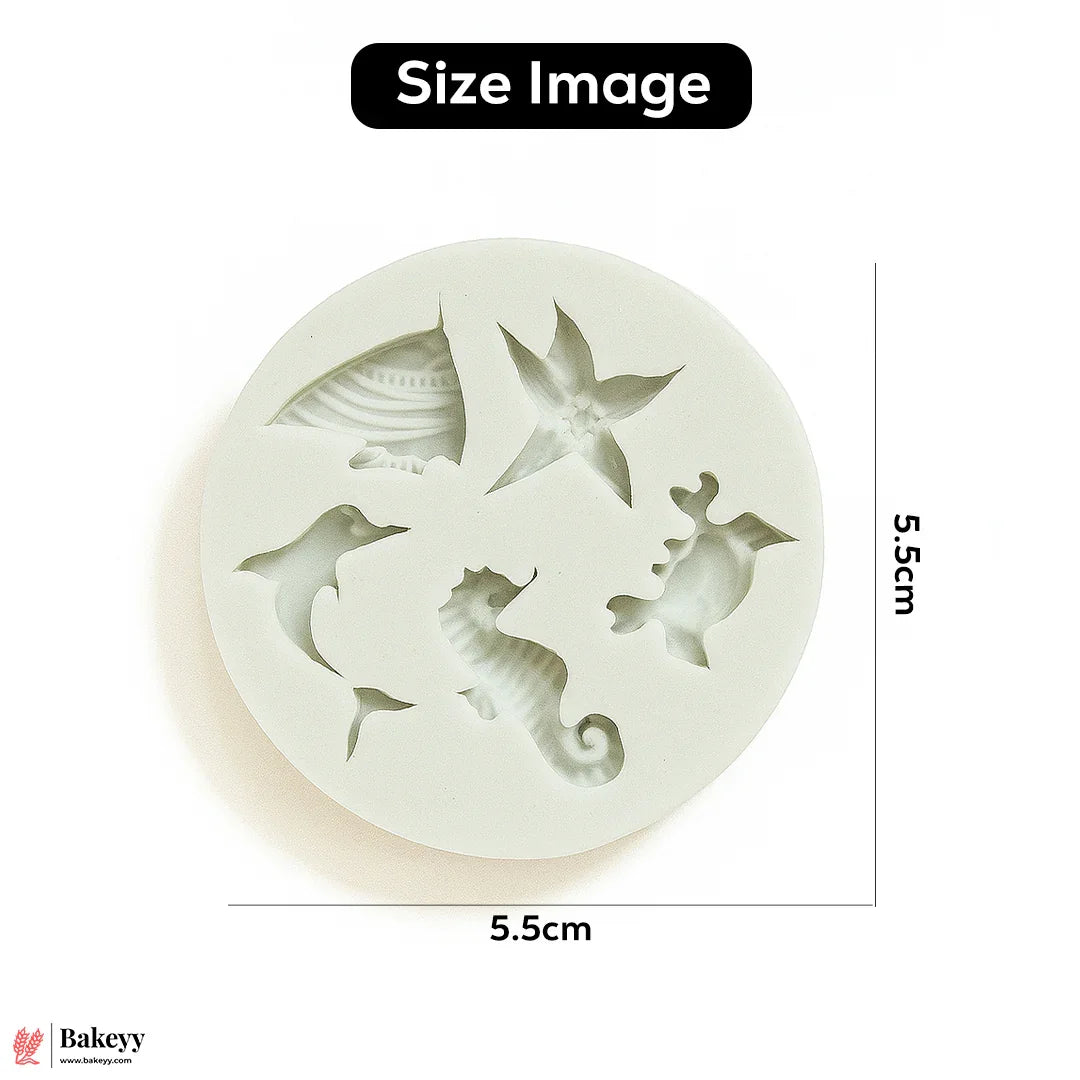 540 | Sea Life Theme Design Silicone Mould - 1 Piece - Bakeyy.com - India - 540 | Sea Life Theme Design Silicone Mould - 1 Piece - Default Title