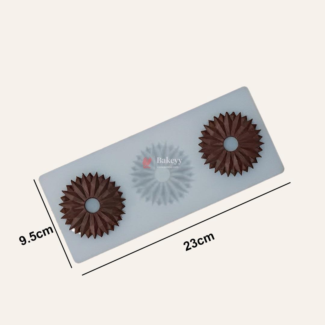 Silicone Round Crinkle Garnishing Mould - Bakeyy.com - India - Silicone Round Crinkle Garnishing Mould - Default Title