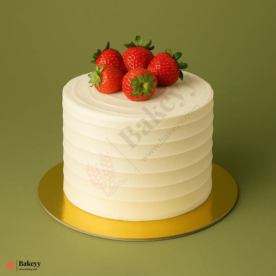 8 Inch Round Gold Cake Base Board with Holes – Strong & Sturdy| Pack Of 25