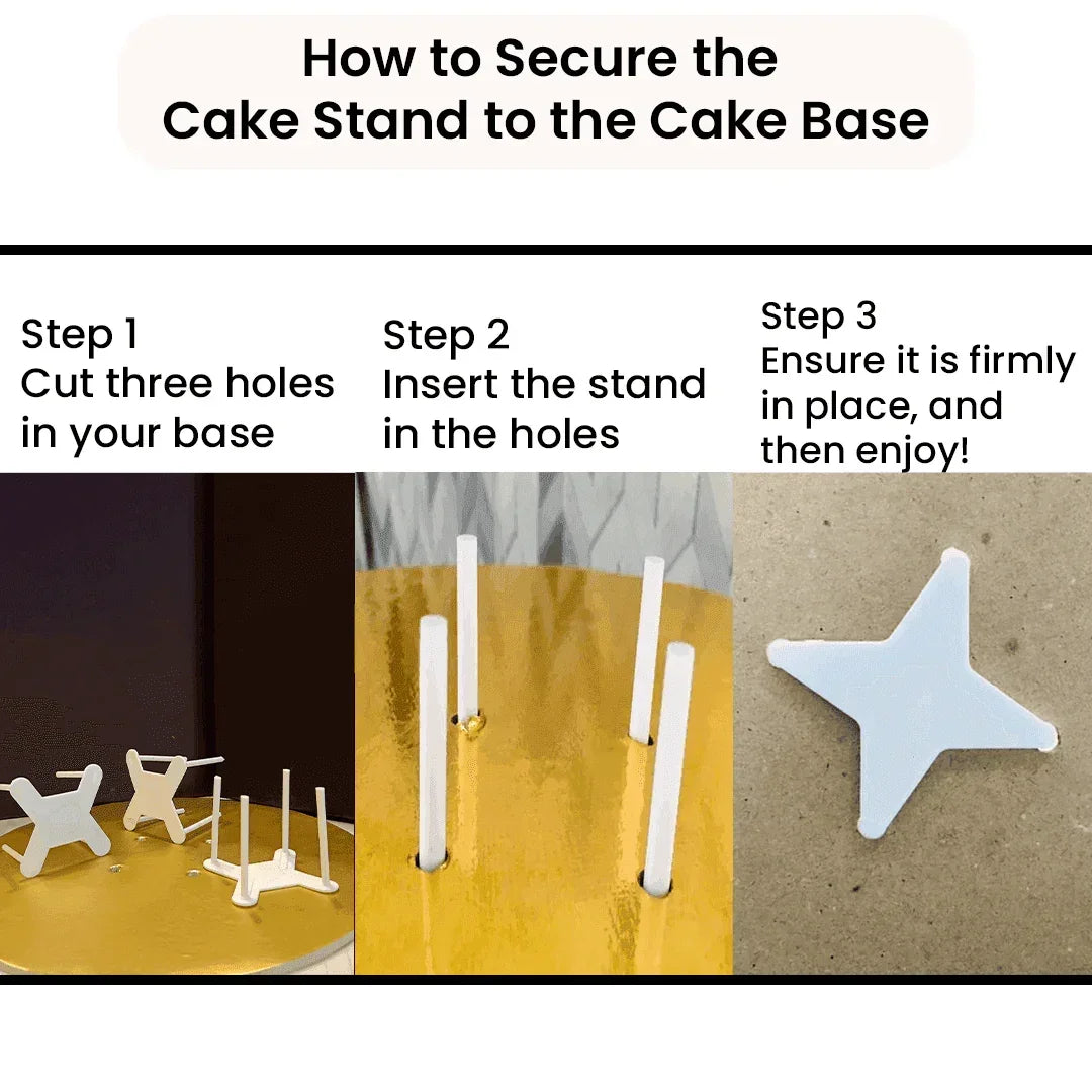 Cake Stability Saver Stand | For Secure Transportation - PACK OF 50 - Bakeyy.com - India - Cake Stability Saver Stand | For Secure Transportation - PACK OF 50 - Pack Of 50 Pieces