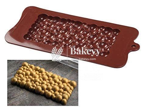 Silicone Bubble Design Bar Mould Candy Chocolate Bar Mould - Bakeyy.com - India - Silicone Bubble Design Bar Mould Candy Chocolate Bar Mould - Default Title
