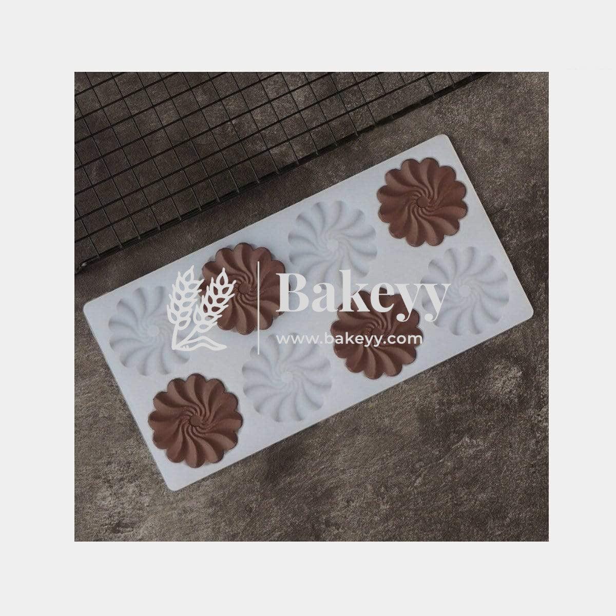 Silicone Ruffled Flower Garnishing Mould - Bakeyy.com - India - Silicone Ruffled Flower Garnishing Mould - Default Title