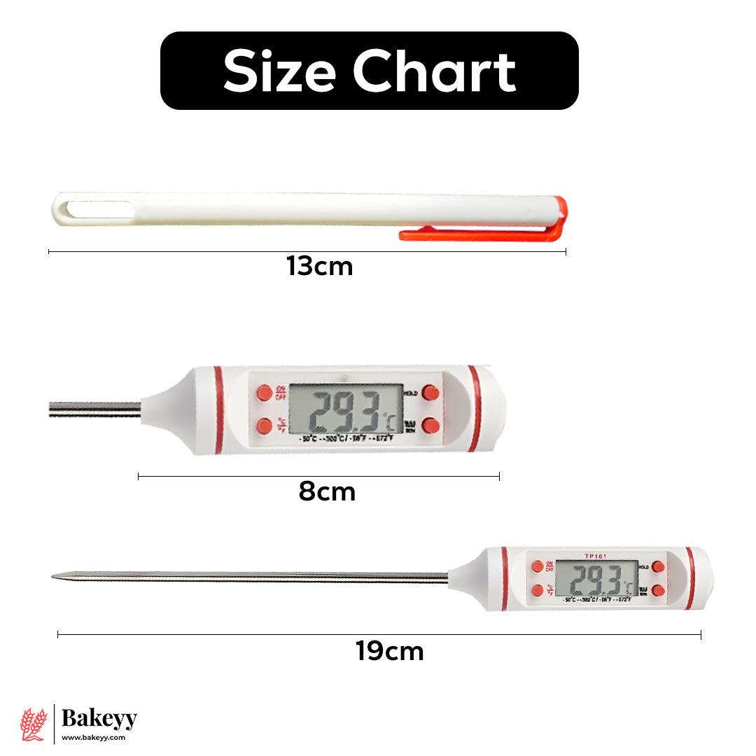Food Thermometer, Digital Cooking Round Instant Read Meat Kitchen Thermometer | JR-1 | 1 Piece - Bakeyy.com - India - Food Thermometer, Digital Cooking Round Instant Read Meat Kitchen Thermometer | JR-1 | 1 Piece - Default Title