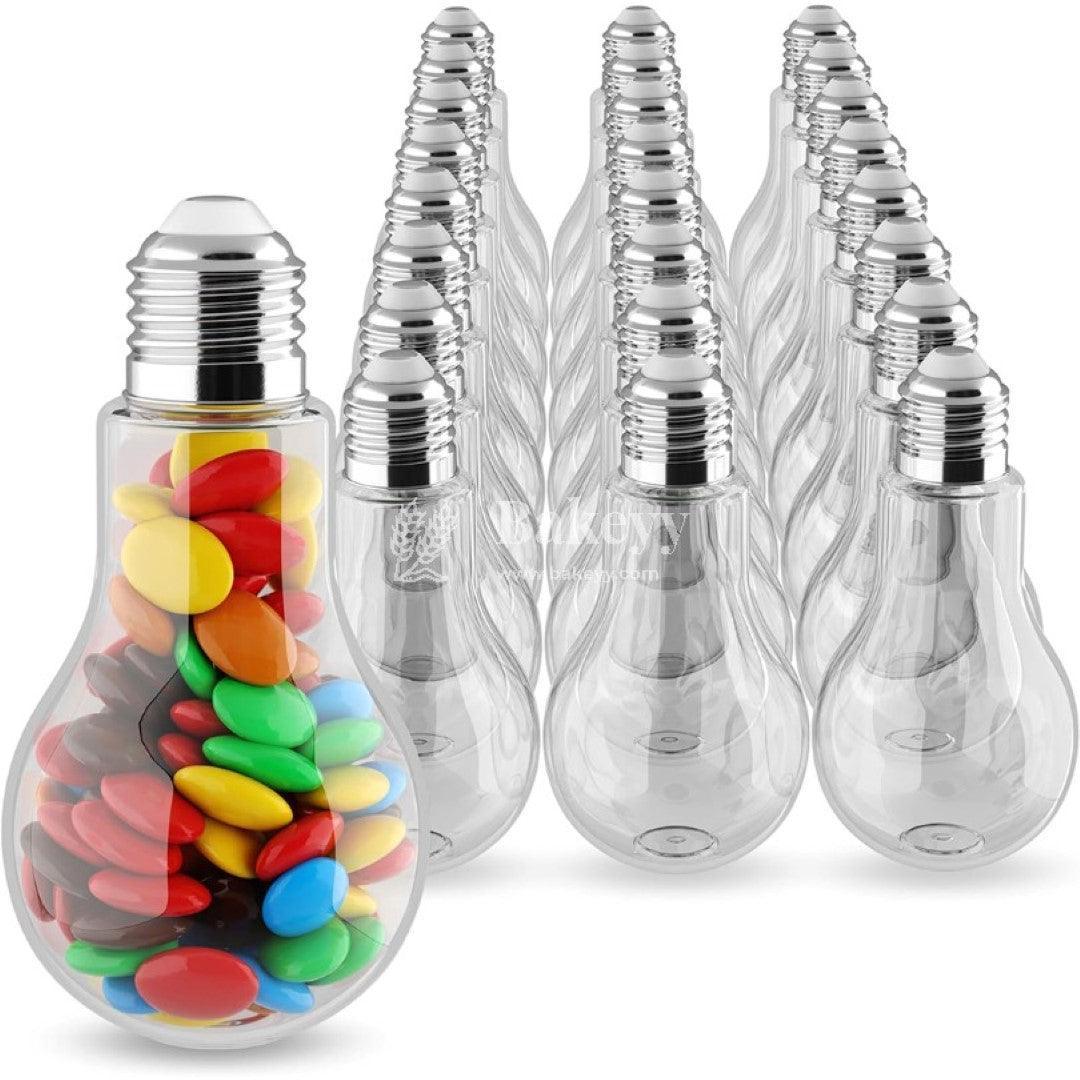 Sliver Bulb Shaped Bottle Candy Box | Pack Of 12 | Chocolate Box - Bakeyy.com - India - Sliver Bulb Shaped Bottle Candy Box | Pack Of 12 | Chocolate Box - Small