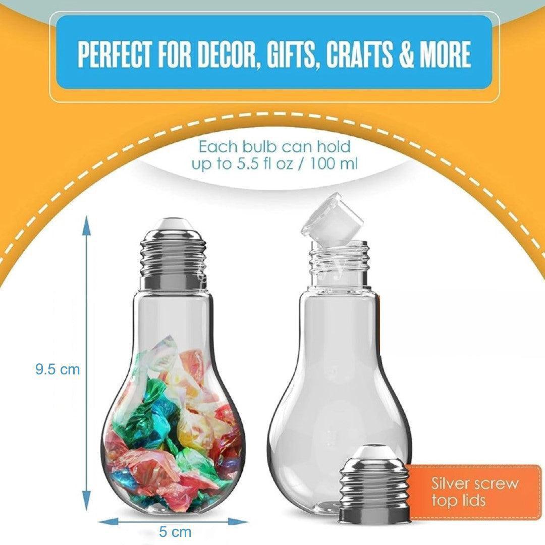 Sliver Bulb Shaped Bottle Candy Box | Pack Of 12 | Chocolate Box - Bakeyy.com - India - Sliver Bulb Shaped Bottle Candy Box | Pack Of 12 | Chocolate Box - Small