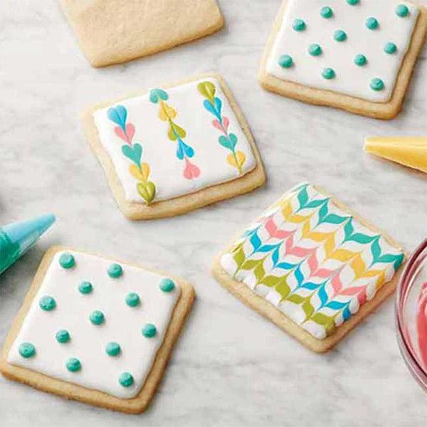 Square Shape Cookie Cutter Set - Bakeyy.com - India - Square Shape Cookie Cutter Set - Set of 3